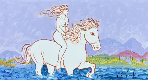 Κοπέλα σε άλογο